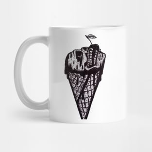 Ice cream, skulls, jms art Mug